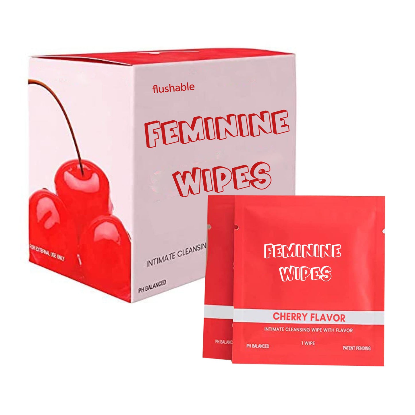 Female Personal Cleansing Intimate Wipes