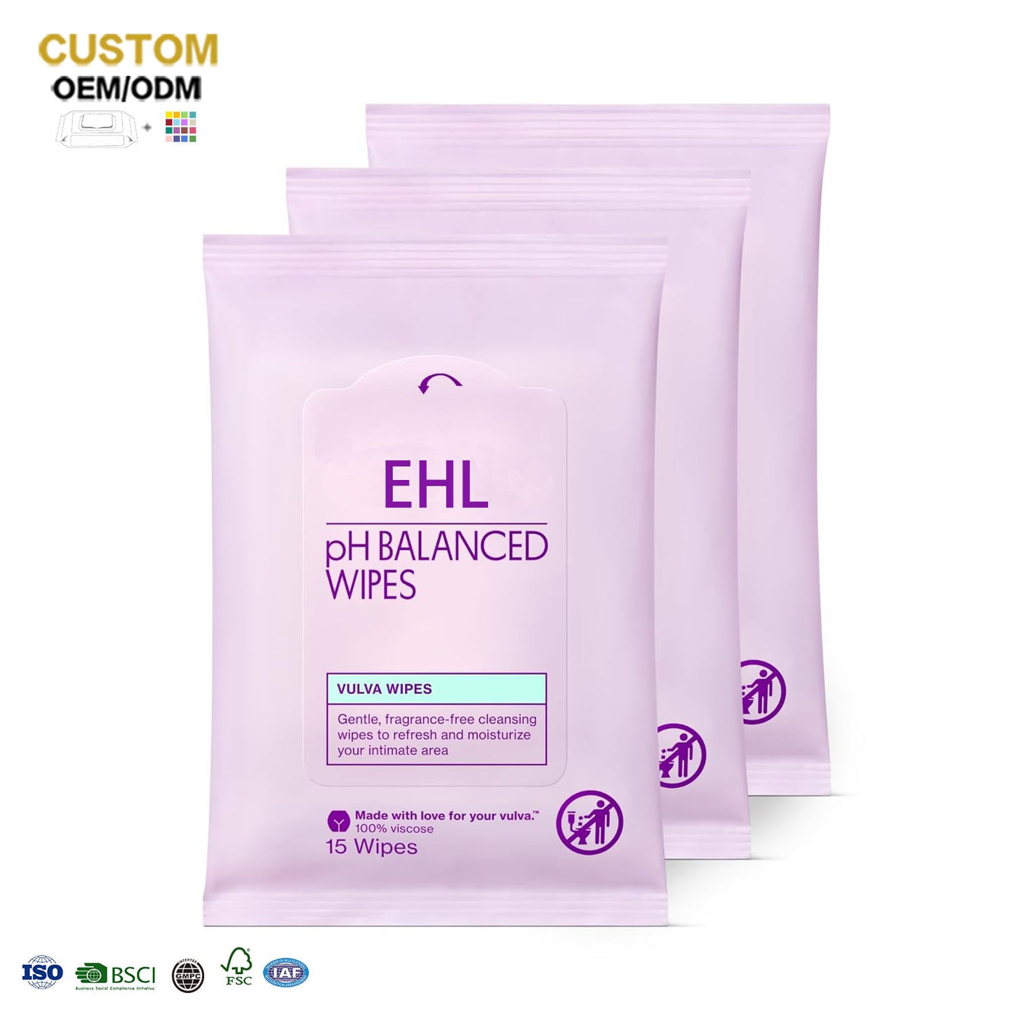 Biodegradable Toilet Sex Cleansing Wipes