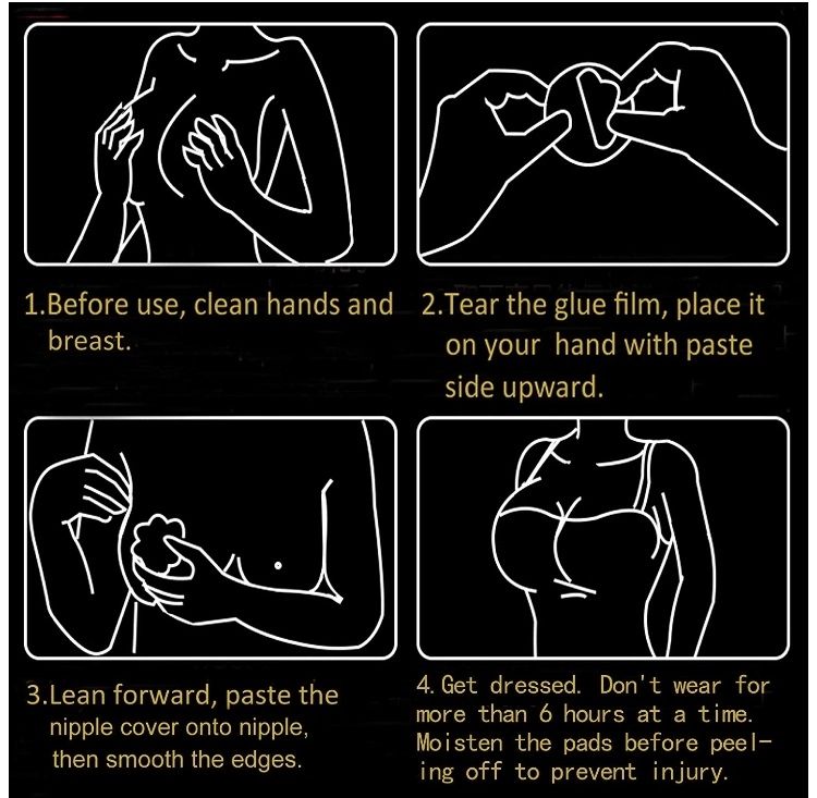 Disposable Self-Adhesive Sexy Nipple Pasties