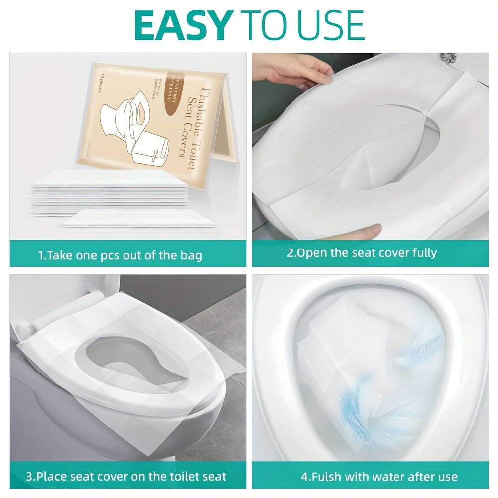 Disposable Flushable Toilet Seat Pads