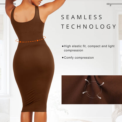 Seamless Eco-Friendly Large U-Back Shaper Dress