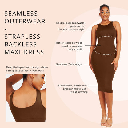 Seamless Eco-Friendly Large U-Back Shaper Dress