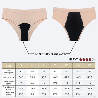 Menstrual Underwear Period Panties-Heavy Flow
