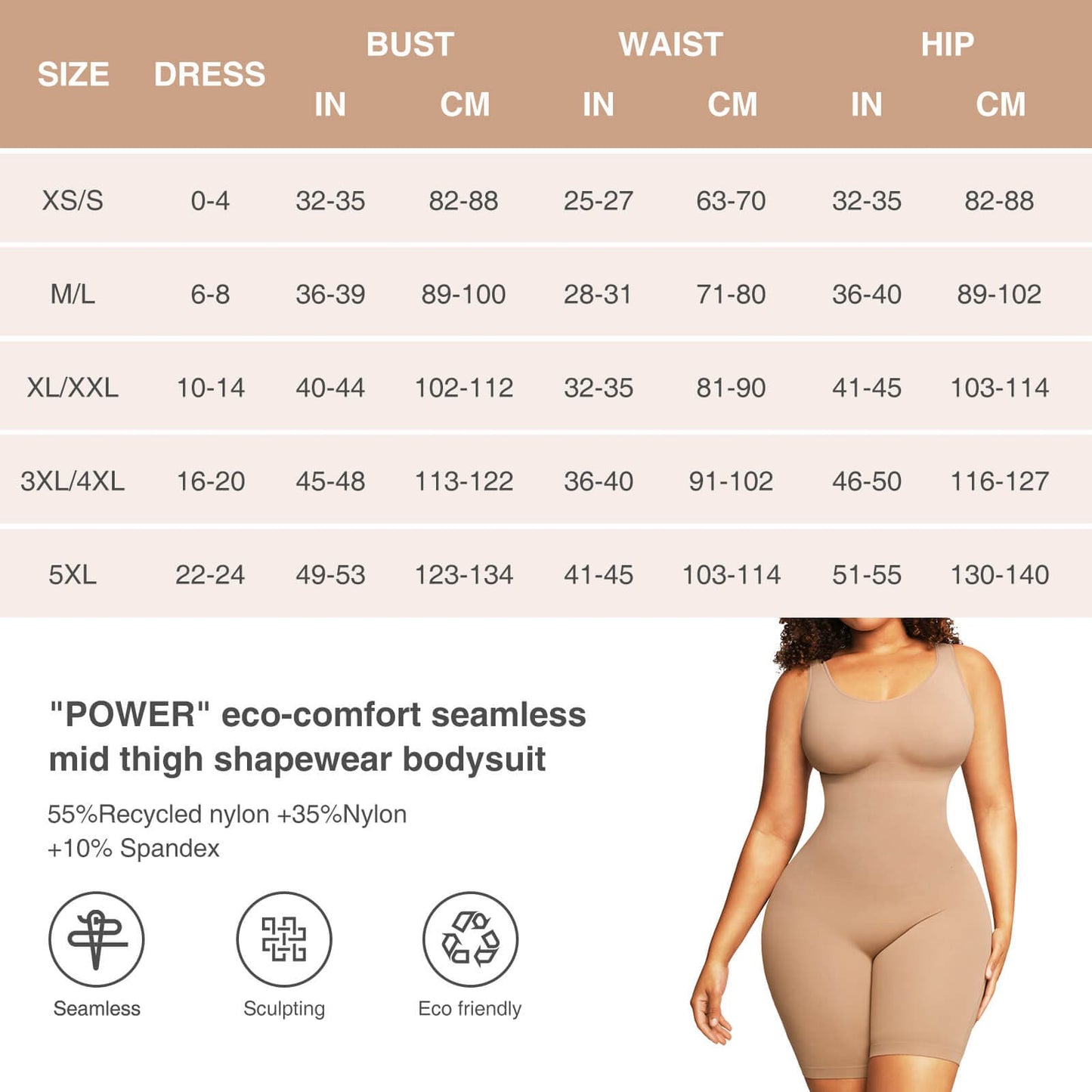 Seamless Outerwear Jumpsuit Shapewear