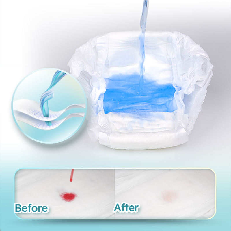 Women Menstrual Overnight Underwear Adult Diaper Sanitary Pants