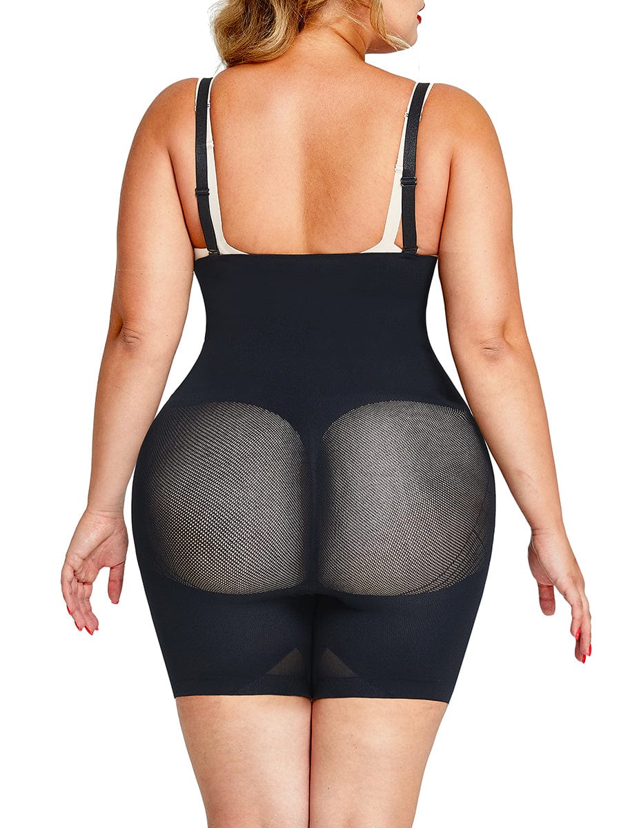 Full-Body Shaping Bodysuit, Butt-Lifter + Tummy Compression