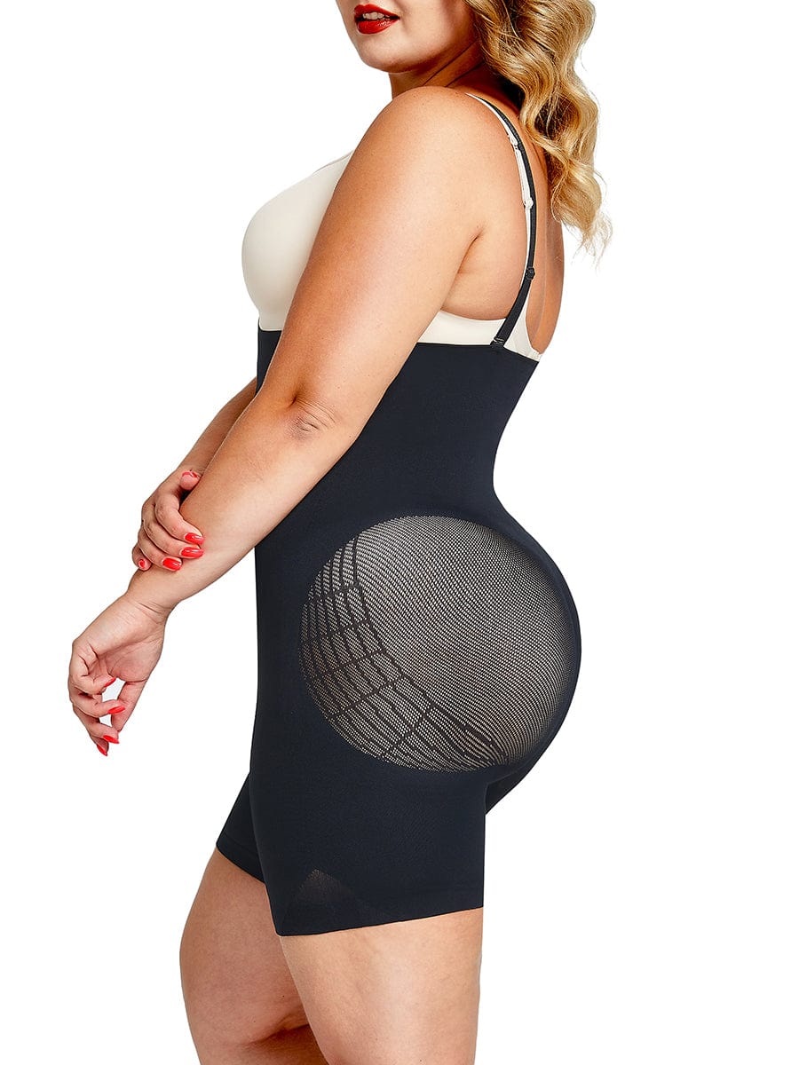 Full-Body Shaping Bodysuit, Butt-Lifter + Tummy Compression