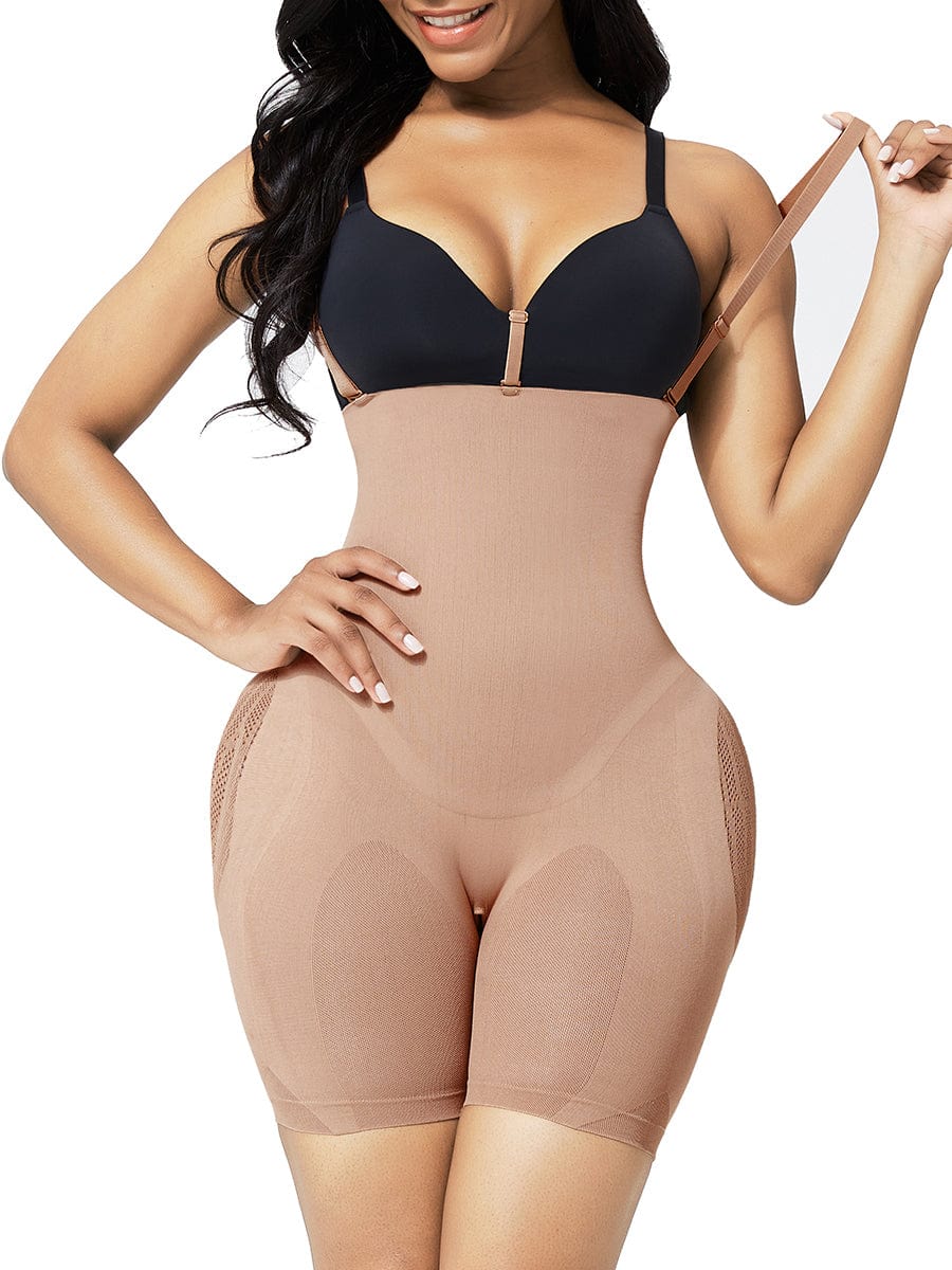 Full-Body Shaping Bodysuit, Butt-Lifter + Tummy Compression