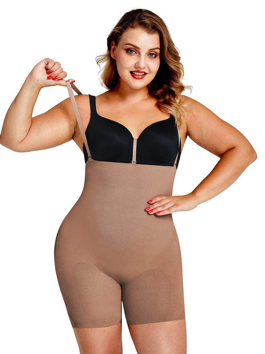 Full-Body Shaping Bodysuit, Butt-Lifter + Tummy Compression