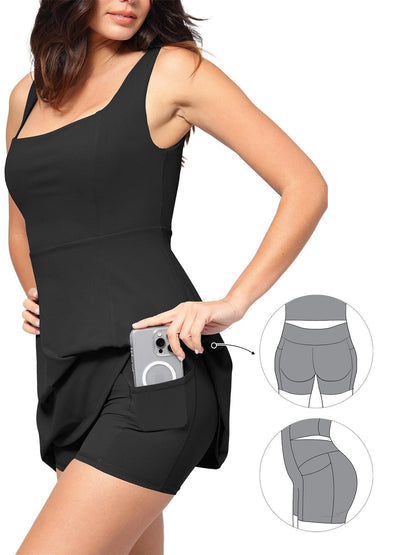2-in-1 Sports Shaping Resistant Shapewear Dress